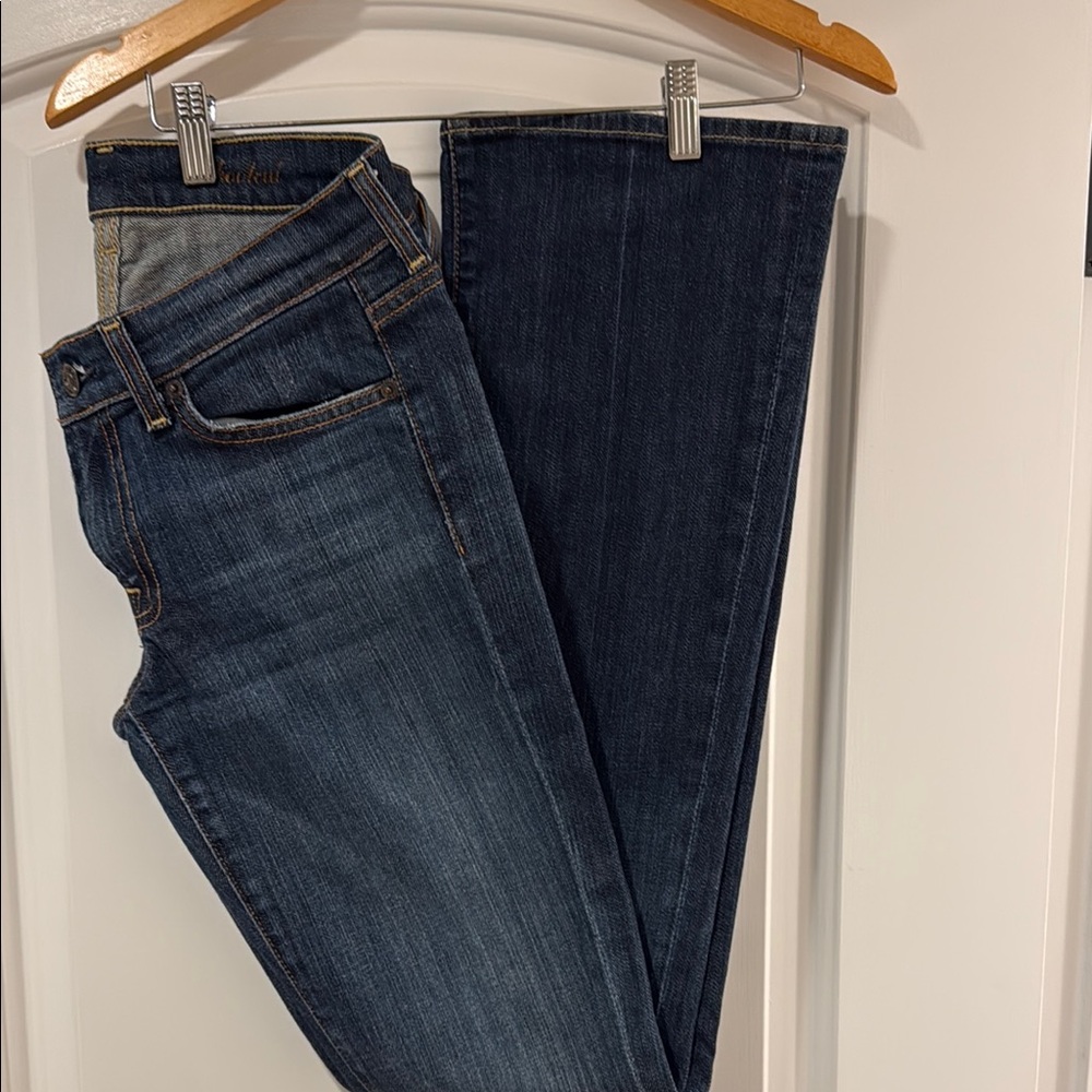 7 for all Mankind Bootcut Dark Blue Jeans 27
